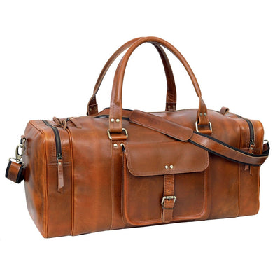 Voyager Buffalo Leather Duffel