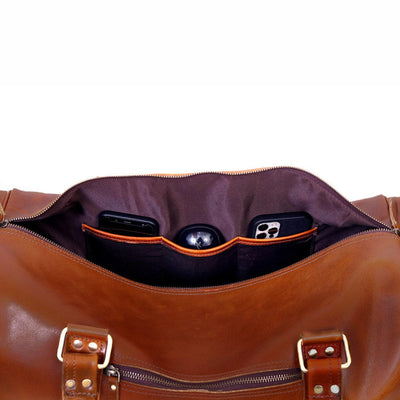 Voyager Buffalo Leather Duffel