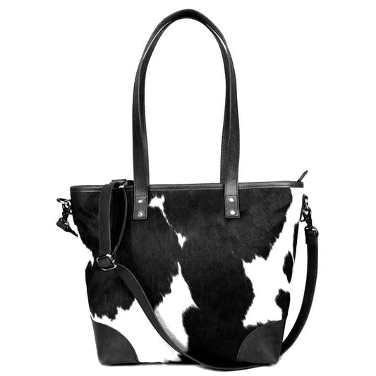 Emily Cowhide Hair Zip Tote