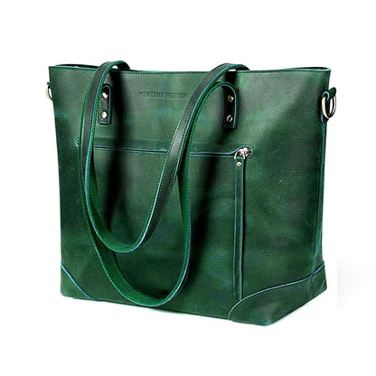 Eva Leather Zip Tote