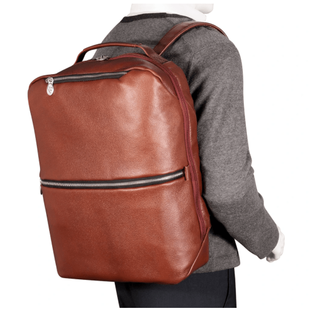 Executive Leather Messenger/Backpack