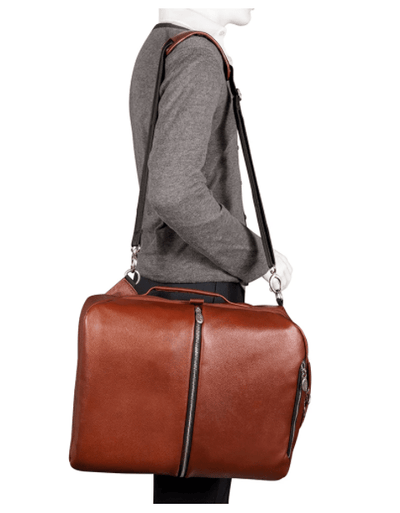 Executive Leather Messenger/Backpack