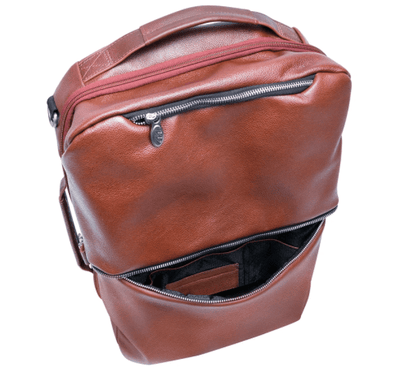 Executive Leather Messenger/Backpack