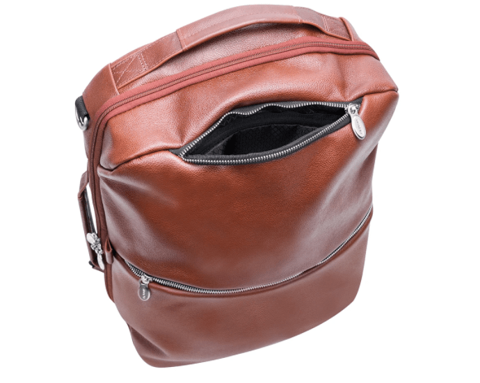 Executive Leather Messenger/Backpack