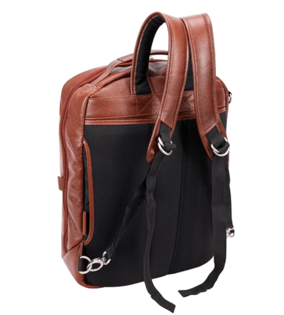 Executive Leather Messenger/Backpack