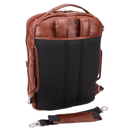 Executive Leather Messenger/Backpack