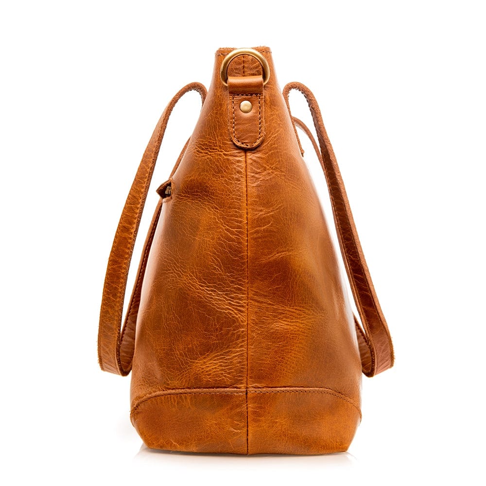 Eva Leather Zip Tote Weston Cole