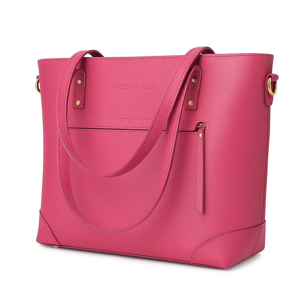 Eva Leather Zip Tote