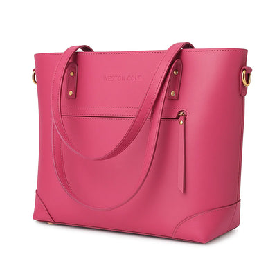 Eva Leather Zip Tote