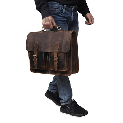 Jameson Leather Messenger Bag