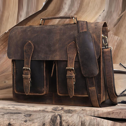 Jameson Leather Messenger Bag