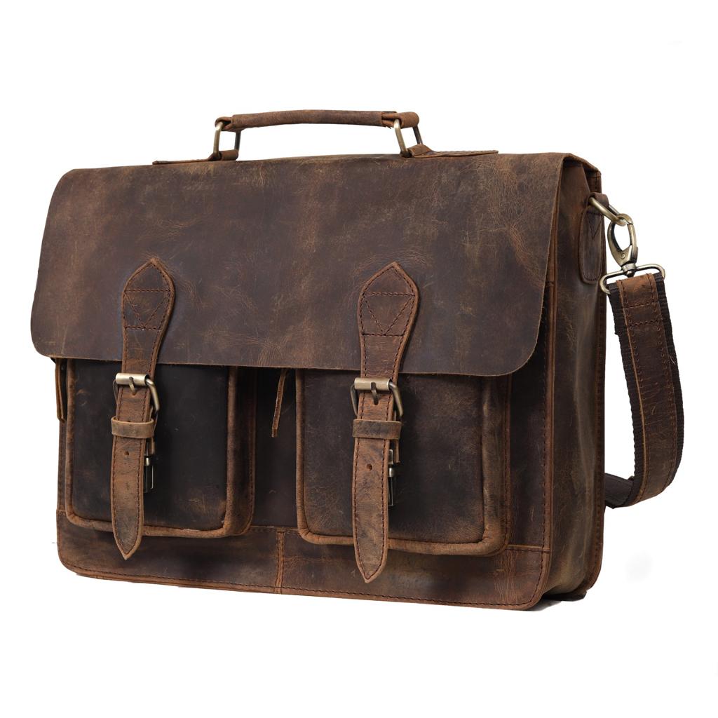 Jameson Leather Messenger Bag