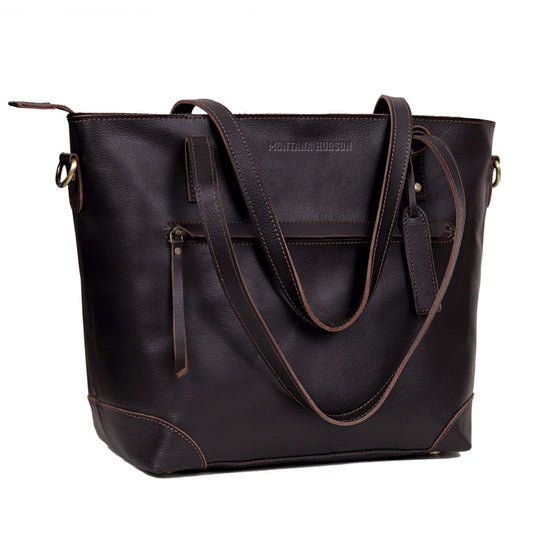 Harper Leather Zip Tote