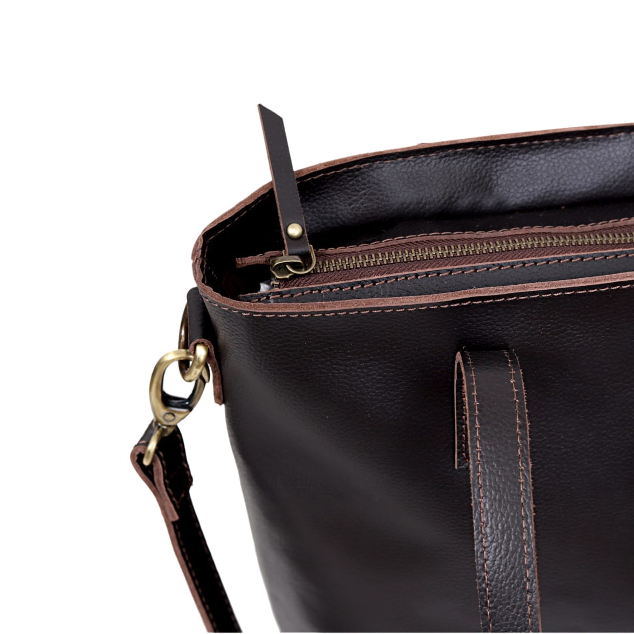 Harper Leather Zip Tote