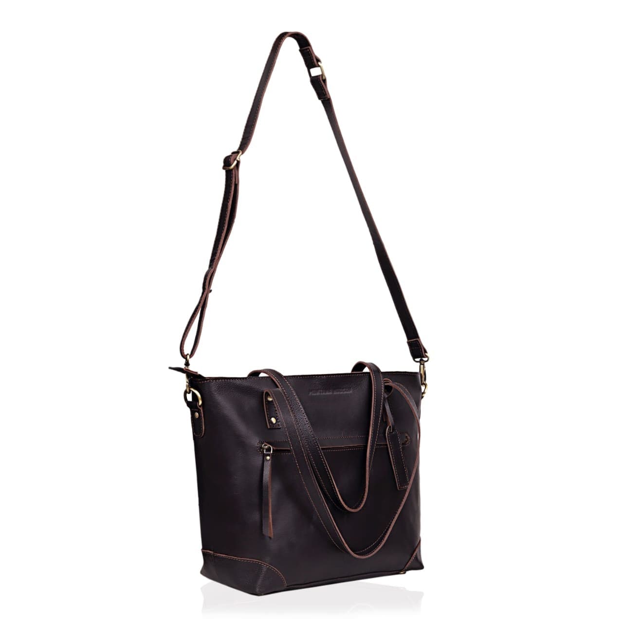 Harper Leather Zip Tote