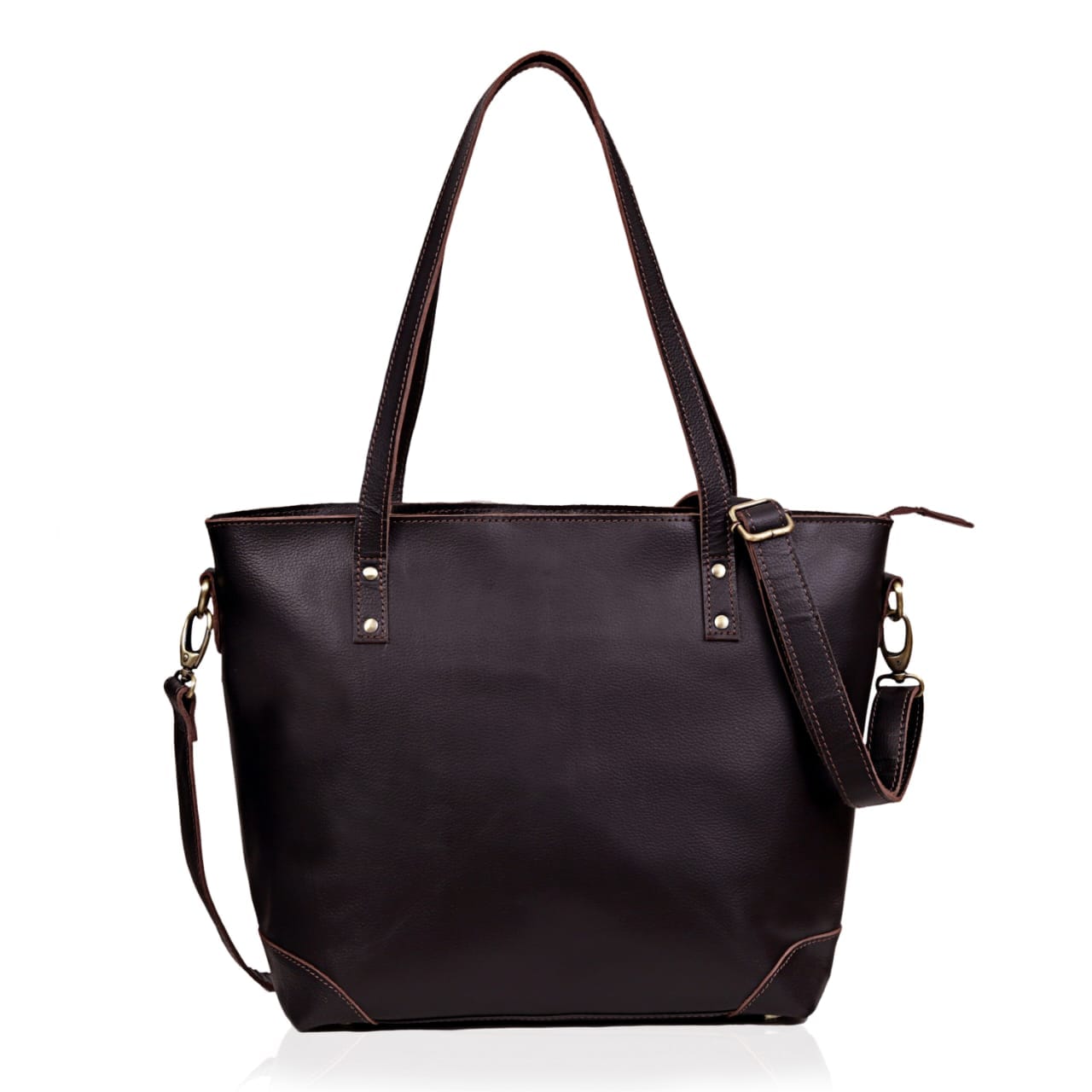 Harper Leather Zip Tote