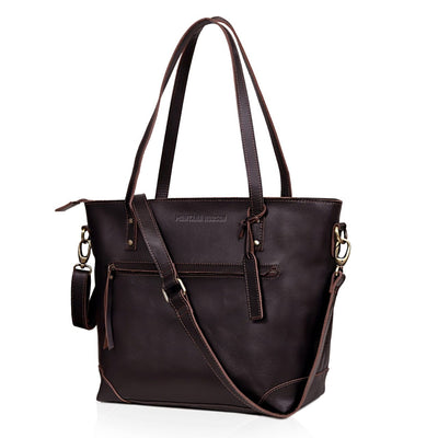 Harper Leather Zip Tote