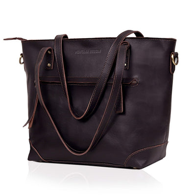 Harper Leather Zip Tote