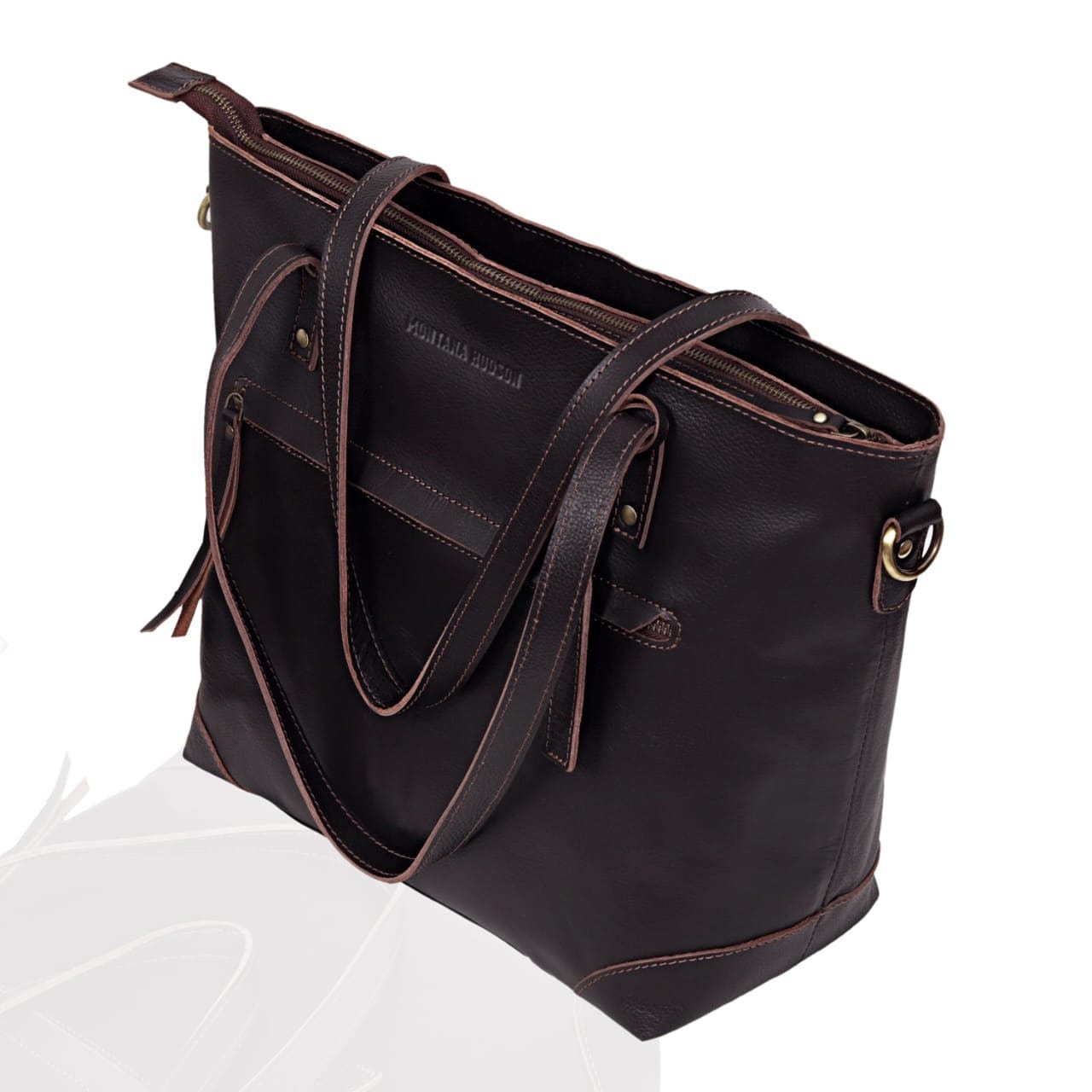 Harper Leather Zip Tote