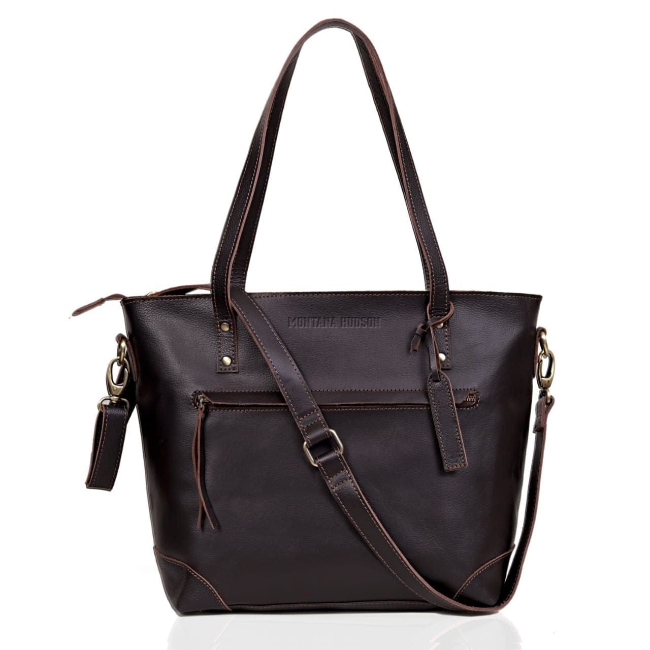 Harper Leather Zip Tote