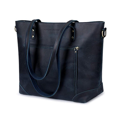 Eva Leather Zip Tote