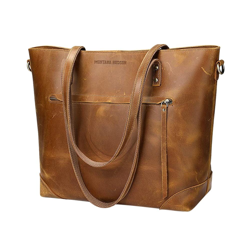 Eva Leather Zip Tote