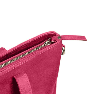 Pink Eva Leather Zip Tote + FREE MATCHING WALLET