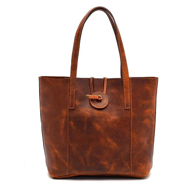 Savannah Leather Tote + FREE Matching Wallet & Vanity Bag